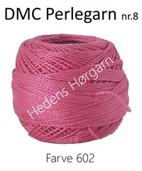 DMC Perlegarn nr. 8 farve 602